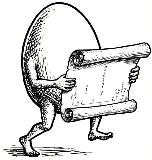Old whisperer of the orb reading a thread map
